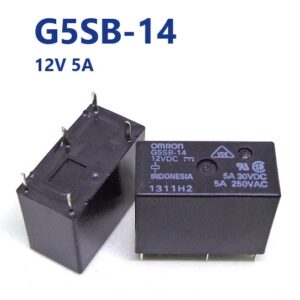 G5SB-14-RELAY 12V 5A 5 PINES